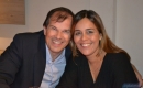 Diputado Richard Sander y su esposa  Valeria Vaz