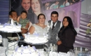 Lilian e William com os padrinhos do noivo, Francisco Vieira e  Cristiane Vieira 