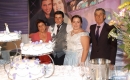 Lilian e William com os padrinhos do noivo, Jesus Guedes e Tatiana Cordeiro 