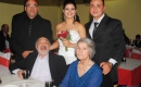 Com o tio e avós do noivo, José Luis, Vitalino e Tiela