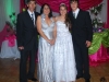 Con sus papis Raúl y Claudia y hermano Facundo.