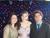 Nicole com sua mãe Ana e o pai Glademir
