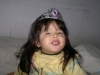   La princesa de la casa completó 2 añitos Pilar ,contenta en la foto-