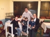 João com o pai Adão Egle Lopes, irmã Janaina e sobrinhos Vinicius e Henrique