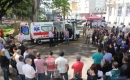 Secretário estadual de Saúde faz a entrega de uma ambulância  ao Prefeito de  Livramento