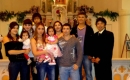 Cumpleaños y bautizmo de Andressa  , en la foto junto a mamá Sara y papá Paulo  y familiares 