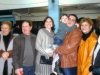 Celina e José Milam, os formandos Cibele e Richard com o filho Davi, Maria Aparecida e Laide