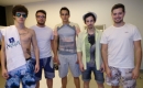  Modelos: Joe, Junior, Felipe Santana, Filipe Dorneles e  Tauã Pinto