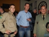 Cristiano Vasconcelos, Leonardo Jimenes e Comandante da Brigada, cel.  Iguaraçu Ricardo da Silva 