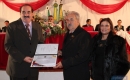 Eurico Benedetti recebeu o título de Cidadão Santanense Honorário da vereadora Maria Helena Duarte e do suplente Sérgio Moreira, autor da homenagem