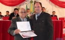 Paulo Renato Paim recebeu o título de Cidadão Santanense Honorário do vereador Lídio Mendes