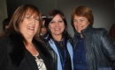 Empresaria Olga Sánchez junto a Viviana Pérez y Rosa Dutra 