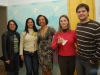 Magali, Mirca, Cristina, Fernanda e Diogo 