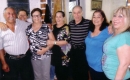 Laudelino, a esposa Elza, os irmãos Leny, Lecy, Loacyr, Shirley e Ceci