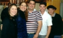 Richard com a namorada Cibele (2ª à e), e os amigos Patrícia (e) Maurício e Gustavo