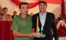 Vereador Itacir entregou troféu a Helio Müller, presidente da Coperforte, na área Agricultura