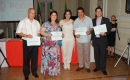 Clodomiro Gonçalves, Laura Saraiva, Cintia Megget, Valdir Penedo e Rodrigo Jacques 