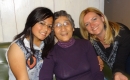Paula junto a su abuela Silvia y su querida tía Dahiana Fripp 