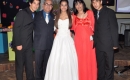 Belén junto a us hermanos Felipe y Agustín y sus padres Oscar Olivera y Adriana Ade