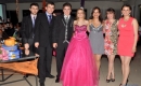 Con sus hermanos Micael, Anderson, Rafael, Claudia, Patricia y Leticia