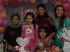 La cumpleañera junto a Mirna y sus hijas Pamela , Sabrina y Jimena  