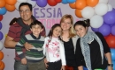 Junto a tíos Danilo y Dahiana y primos Mauro y Valentina 