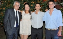 Con  su papa Carlos Oneill y sus hermanos Joaquin y Alejandro