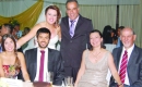 Os noivos com Felipe Goes e Juliana Freitas, Dr. Freitas e sua esposa Lucila