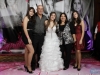 O casal Fabiana e Roberto com as filhas e Camila