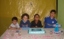 Pablo, Marcelo e Henrique com Sérgio
