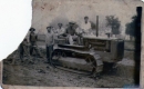 Operários, na década de 1940, durante a construção do Parque Internacional