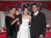 A aniversariante com a mãe Simone, pai Rafael e irmão Vinícius