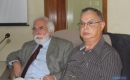 Administrador Adolfo Ferreira e o provedor Carlos Alberto Vieira, da Santa Casa