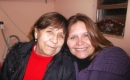 Mamãe Ana Luiza Benites com a filha Márcia Simone