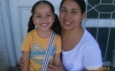 Elisiane Vargas com a filha Manoela