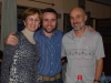 O aniversariante do dia e patrocinador do almoço, Mateus Lampert, ao centro, com seus pais Nereida e Renato