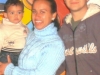 O aniversariante com a mãe Aline e o pai Rafael 