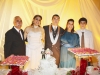 O pai do noivo, Rui Rodrigues, Louise, Juliano, Andrea Cavalheiro e Rodrigo