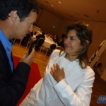 Adriana Peña, Intentente de Lavalleja, dialogando con A Plateia. Foto: EM
