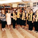 Integrantes da Casa da Amizade: Ana Lia, Alba, Hiloir, Cleuza, Ulda, Daici, Liane, Diná Quevedo (presidente), Maria e Izabel