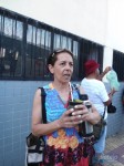 A uruguaia Lisiane de Oliveira leva fronteiriços para trabalhar em Caxias