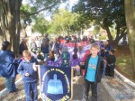 A Escola Municipal Roseli Nunes participou da caminhada